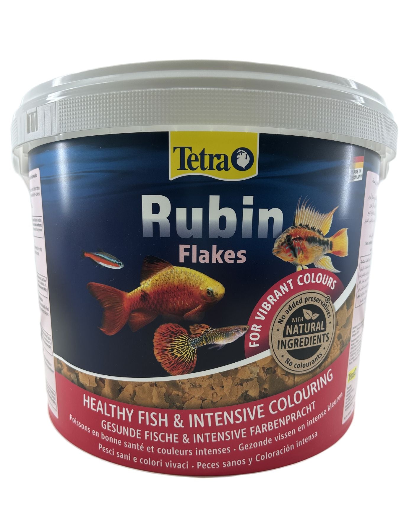 Tetra Rubin Flakes – Farbfutter für alle Zierfische 100–10000 ml