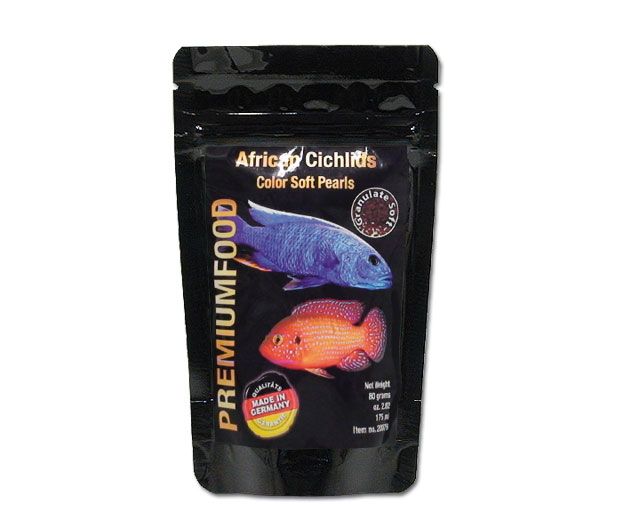 African Cichlid Color Pearls kaufen – Discusfood Farbfutter für Cichliden 80 g