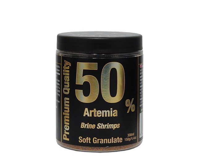 Artemia 50%+ Soft Granulate 150 g – Premium Zierfischfutter von Discusfood