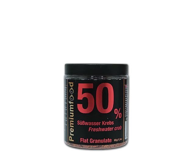 Freshwater Crab 50% Soft Granulate 65 g – Discusfood Premiumfutter