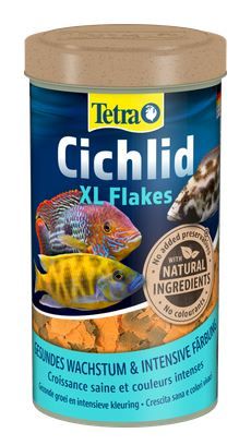 Tetra Cichlid XL Flakes – Hauptfutter für Cichliden 1000 ml