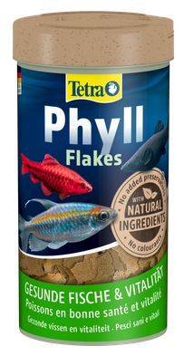 Tetra Phyll Flakes – Pflanzliches Hauptfutter für Zierfische 100–10.000 ml