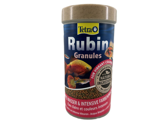 Tetra Rubin Granules – Farbfutter für Zierfische 250 ml