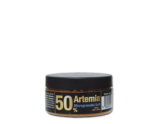 Artemia 50%+ Microgranulate Soft 45 g – Discusfood Aufzuchtfutter