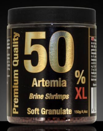 Artemia 50% Softgranulat XL 150 g – Discusfood Premium Fischfutter