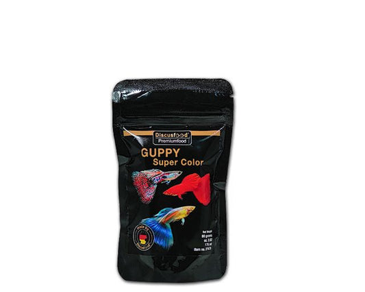 Guppy Super Color Soft 80 g – Discusfood Farbfutter für Guppys