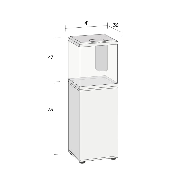 Juwel Vio Cube 54 SBX Schwarz | Startklare Aquarium-Kombination inkl. LED, Filter & Unterschrank