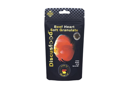 Beef Heart Soft Discus Food – Premiumfutter für Diskusfische 80 g / 230 g